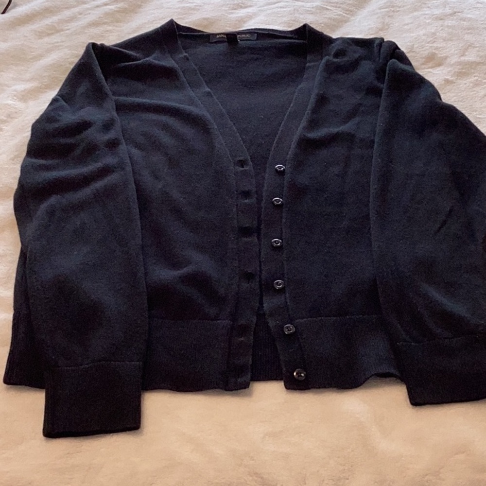 Banana Republic Black Cardigan